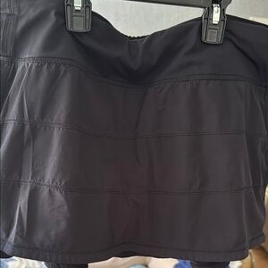 EUC Lululemon Black Tennis/active Skirt